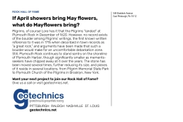 Text: If April showers bring May flowers, what do Mayflowers bring?